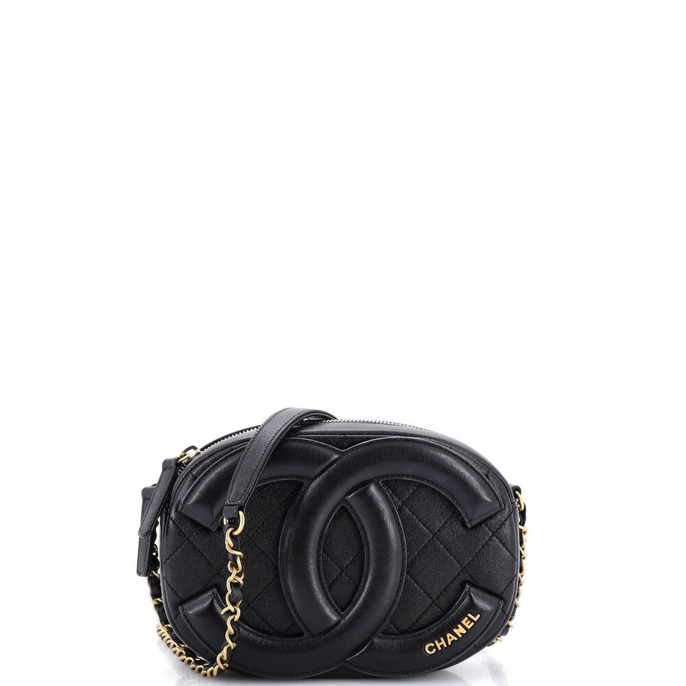 Chanel Small Coco Midnight Camera Case Quilted Lambskin